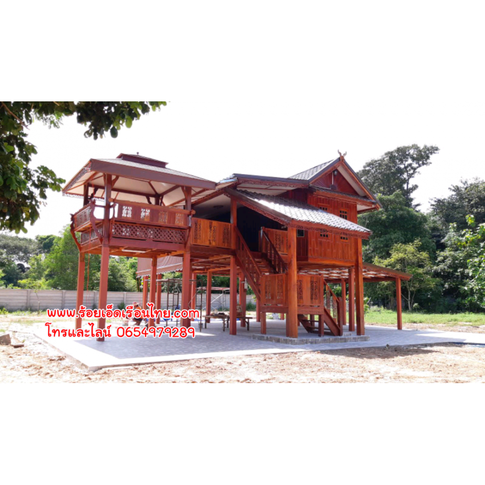 บ้านระเบียงข้างแบบที่63 ขนาดบ้าน 5.5×7.5+ ศาลา+โรงรถ+ประตูบานเลื่อน+ยกสูง+แอร์ บ้านระเบียงข้างแบบที่63 ขนาดบ้าน 5.5×7.5+ ศาลา+โรงรถ+ประตูบานเลื่อน+ยกสูง+แอร์